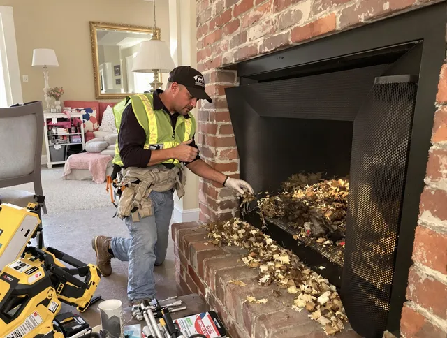 Safe screening installation by Hollywood Chimney Sweep in Hollywood, FL