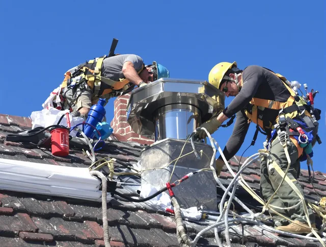 Protective chimney cap installed by Hollywood Chimney Sweep in Hollywood, FL