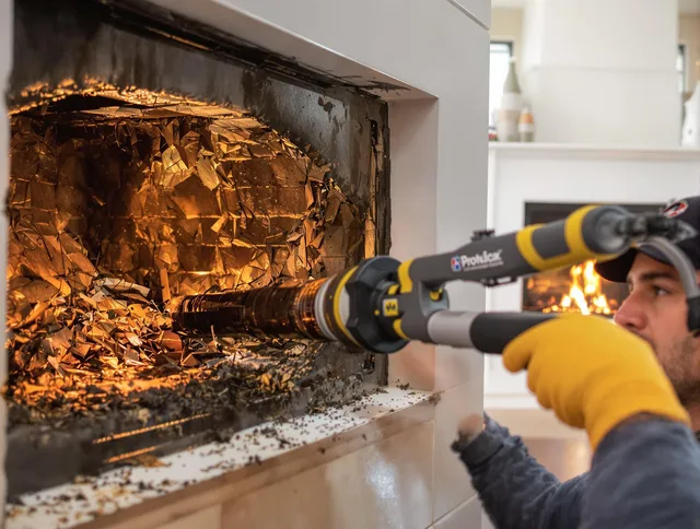 Professional chimney cleaning by Hollywood Chimney Sweep in Hollywood, FL