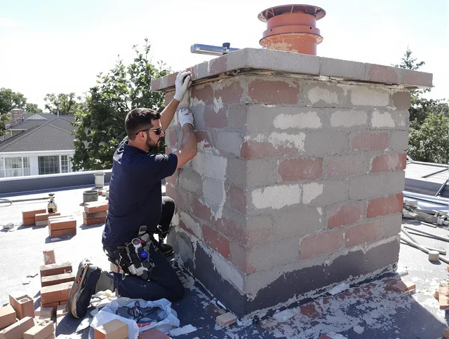 Advanced chimney repair process by Hollywood Chimney Sweep in Hollywood, FL
