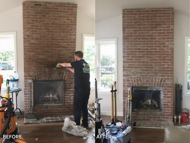 Finished chimney sweeping service by Hollywood Chimney Sweep in Hollywood, FL