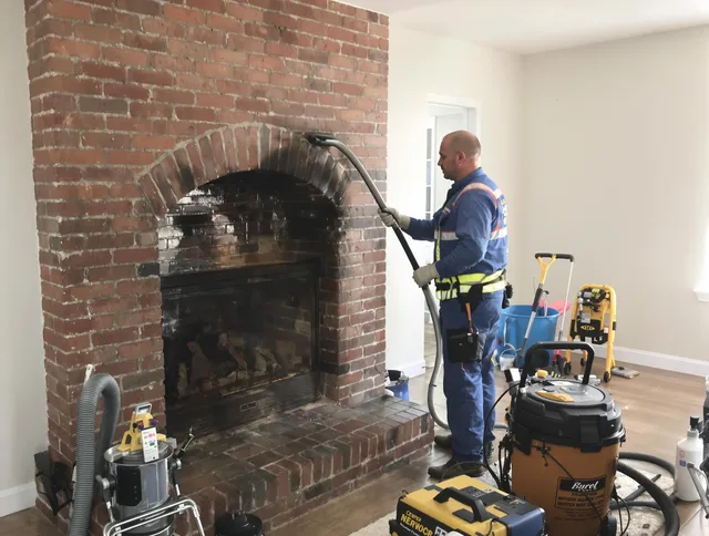 Hollywood Chimney Sweep expert performing detailed chimney sweep in Hollywood, FL