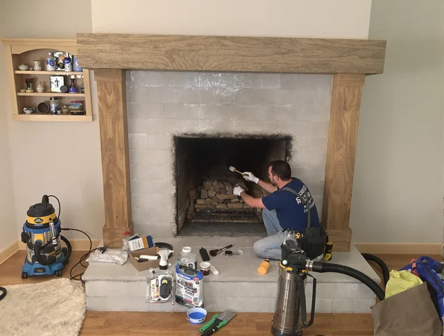 Detailed creosote removal process by Hollywood Chimney Sweep in Hollywood, FL