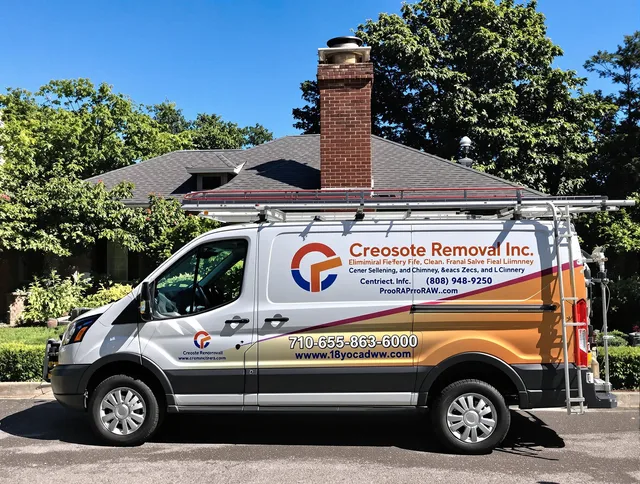 Hollywood Chimney Sweep technician removing creosote safely in Hollywood, FL