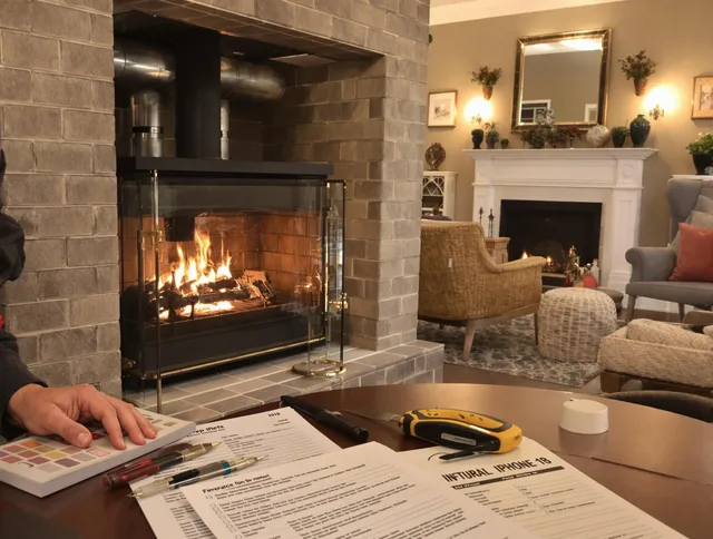Hollywood Chimney Sweep verifying fireplace safety measures in Hollywood, FL